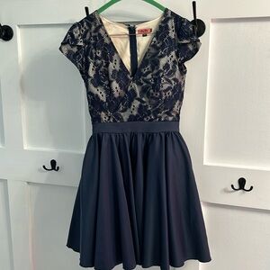 Chi Chi London dress, size 2, Navy